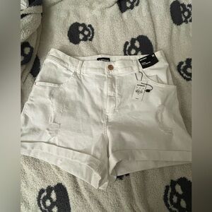 Express High Rise Mom shorts